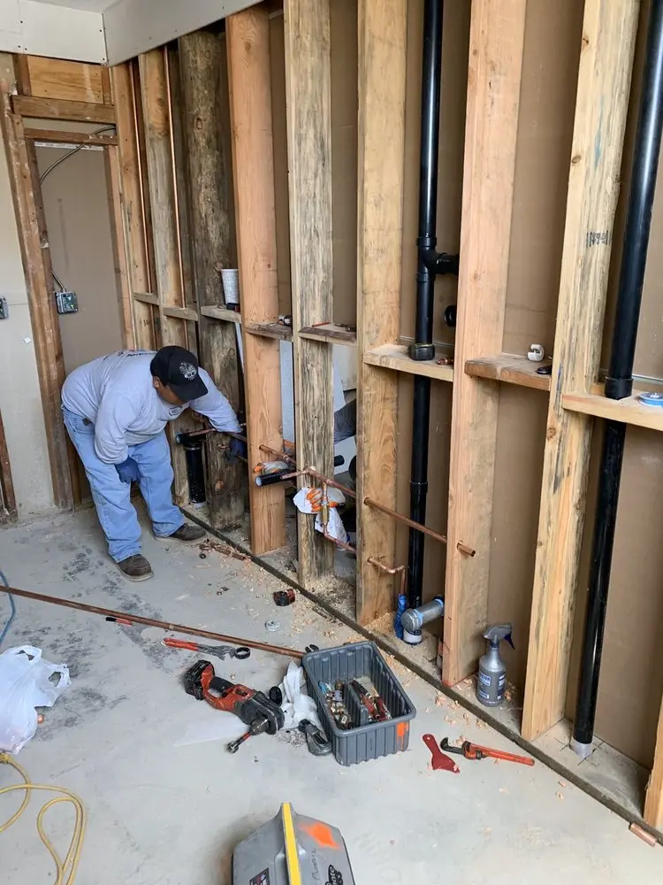 Commercial rough-in plumbing for Gas Line Repair in North Weedsport